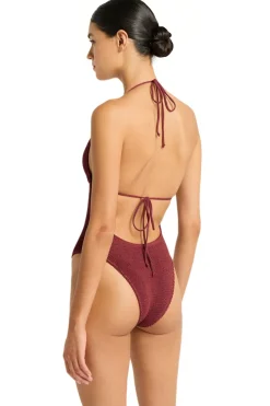 Fowler Beaded One Piece Swimsuit