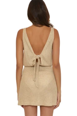 Gilded Reversible Mini Dress