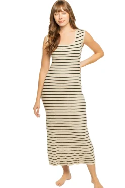 Gisele Stripe Midi Dress