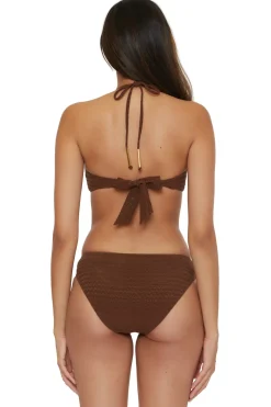 Glimmer Bandeau Bikini Top