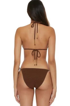 Glimmer Triangle Bikini Top