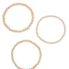 Gold Bracelets (Set of 3)