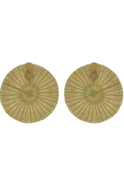 Gold Ka'i Petite Circle Earrings