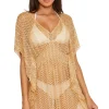 Golden Metallic Crochet Tunic