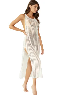 Harbor Doily Midi Dress