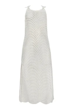 Harbor Doily Midi Dress