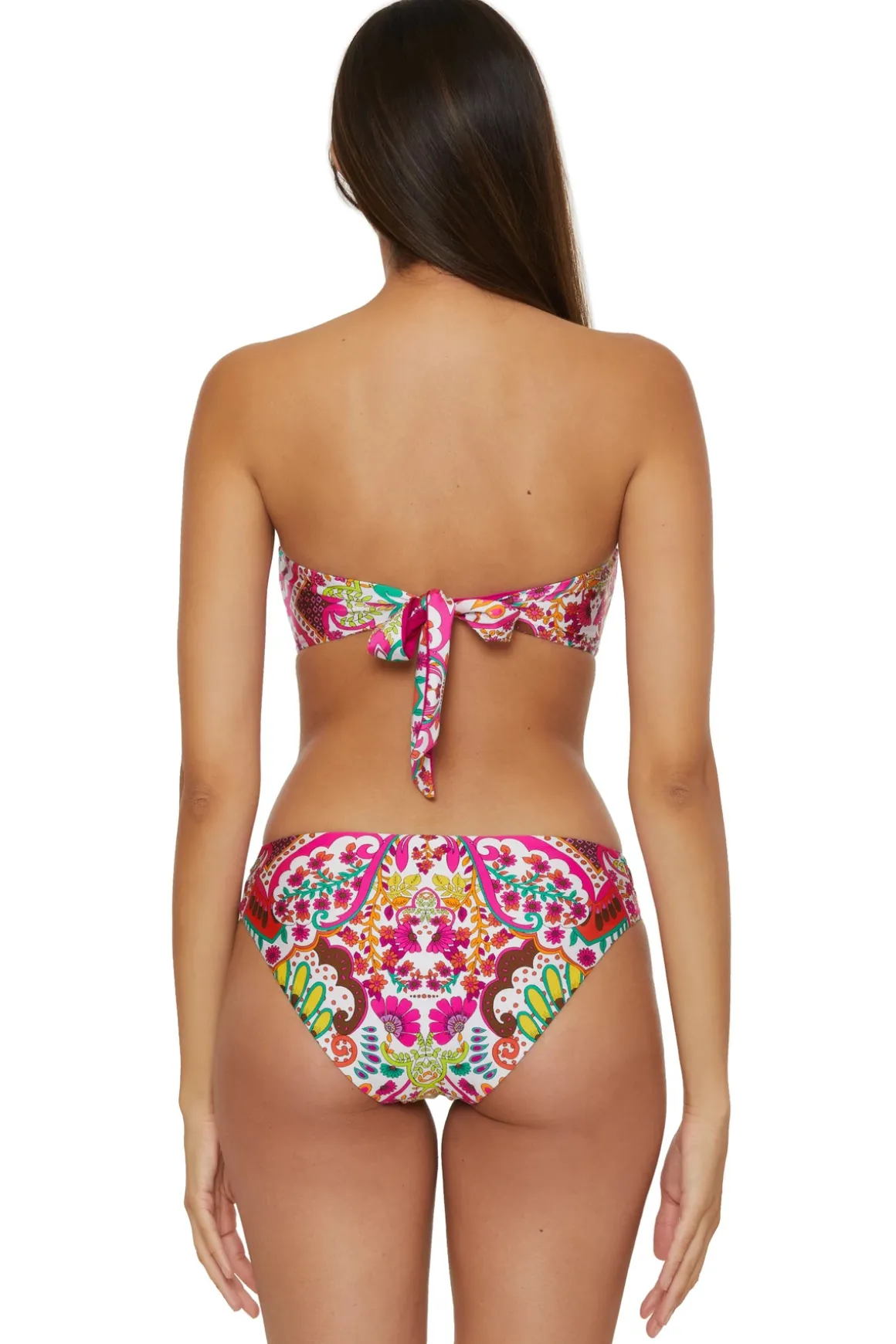 Hawaiian Garden Bandeau Bikini Top