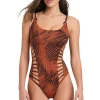 High Contrast One Piece Swimsuit
