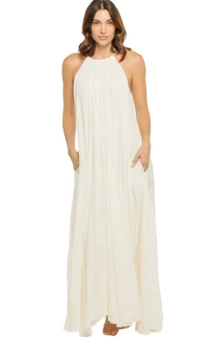 High Neck Maxi Dress