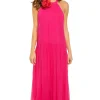 High Neck Maxi Dress
