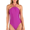 High Neck One Piece Swimsuit