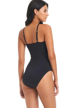 High Neck One Piece Swimsuit