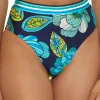 High Waist Banded Bikini Bottom