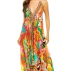 Hi-Low Halter Maxi Dress