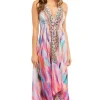 Hi-Low Maxi Dress