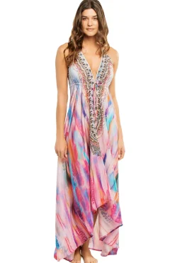 Hi-Low Maxi Dress