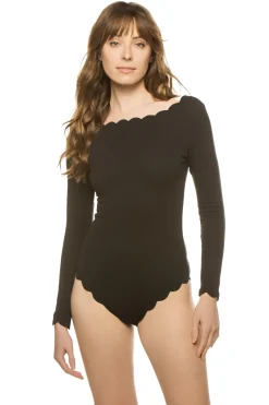 Holly Point Long Sleeve One Piece Swimsuit
