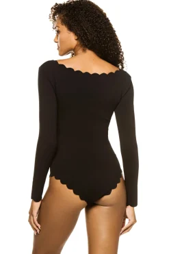 Holly Point Long Sleeve One Piece Swimsuit