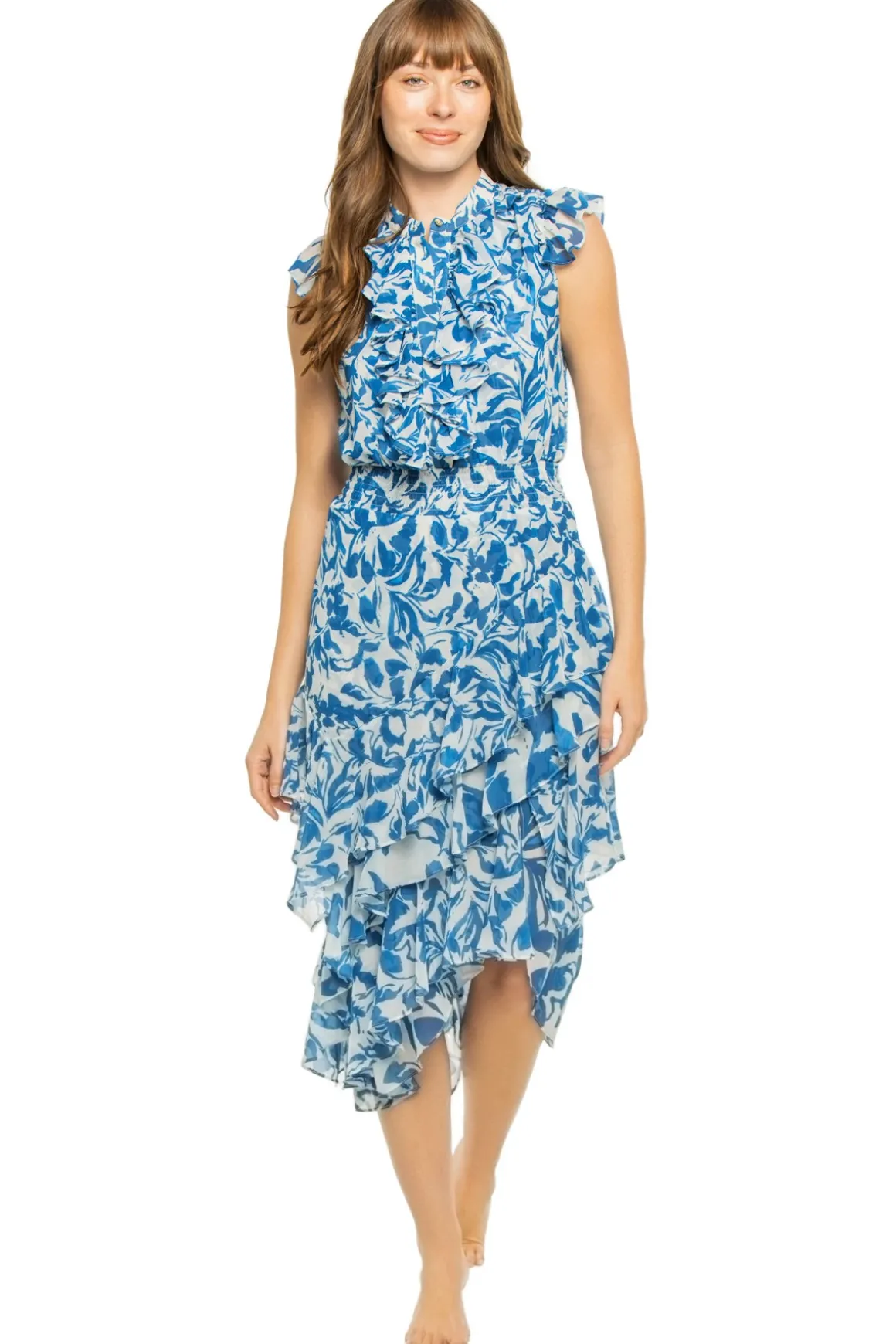 Ilysa Asymmetrical Midi Dress