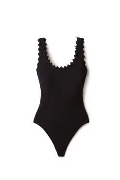 Ines Rick Rack Underwire One Piece Swimsuit