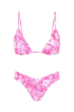Island Blush Triangle Bikini Top