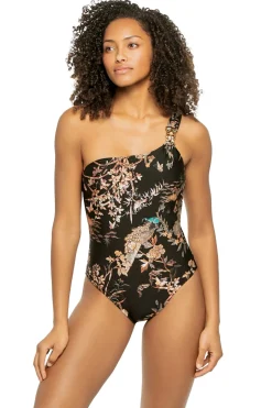 Karmin Asymmetrical One Piece Swimsuit