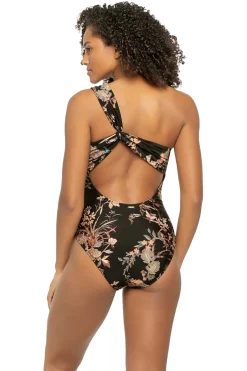 Karmin Asymmetrical One Piece Swimsuit