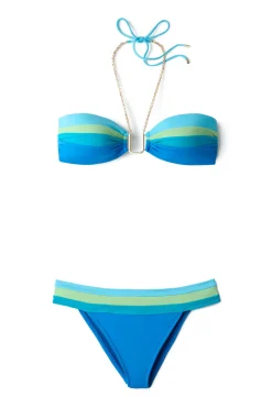 Keely Halter Bandeau Bikini Top