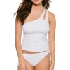 Keyhole Asymmetrical Tankini Top