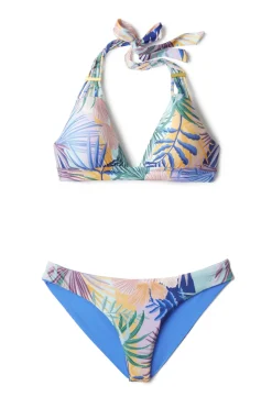 Kira Banded Halter Bikini Top