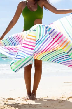 La Lucia Striped Beach Blanket