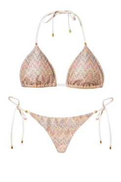 Lavish Triangle Bikini Top