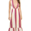 Lelisa Plunge Maxi Dress