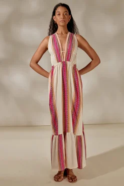 Lelisa Plunge Maxi Dress
