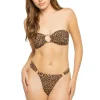 Leopard Love Bandeau Bikini Top