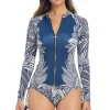 Long Sleeve Zip-Front Rash Guard