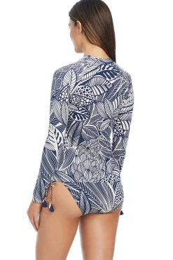 Long Sleeve Zip-Front Rash Guard