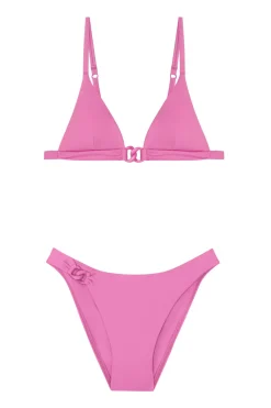 Luxe Link Triangle Bikini Top