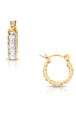 Lyndsay Huggie Hoop Earring