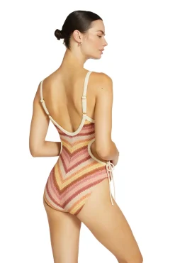 Lyra Striped One Piece Swimsuit