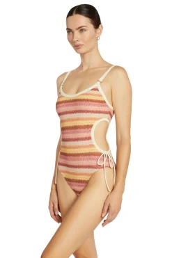 Lyra Striped One Piece Swimsuit