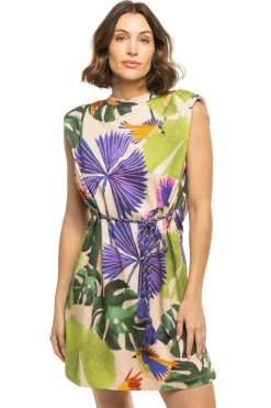 Macaw Jungle T-Shirt Dress