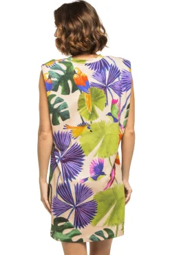 Macaw Jungle T-Shirt Dress