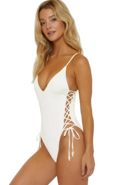 Maza Plunge One Piece Swimsuit