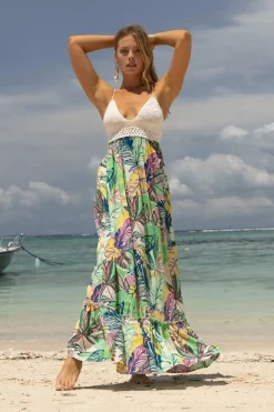 Mencia Crochet Maxi Dress