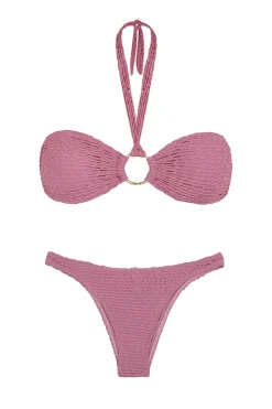 Mesh Bandeau Bikini Top