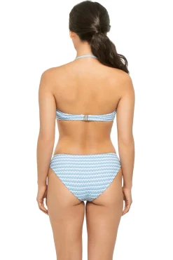 Mesh Effect Bandeau Bikini Top