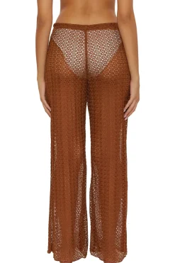 Metallic Crochet Pants