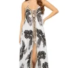 Midnight Palm Maxi Dress
