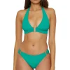 Mira Banded Halter Bikini Top